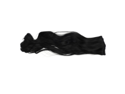 Peruca longa preta ondulada de cabelo sintético para mulheres, modelo 2026, material resistente ao calor e confortável de usar.