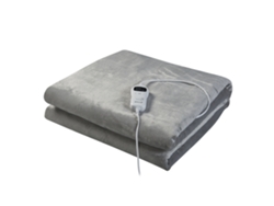 Manta eléctrica Archi 10 niveles de calor 120W Vlies 180x130 cm Gris Oscuro [en.casa] [EN.CASA]