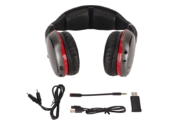 Auriculares Inalámbricos Para Juegos De 2,4 Ghz Con Cable De 3,5 Mm Y Sonido Envolvente Virtual 7.1 Para Pc, Portátiles Y Consolas.