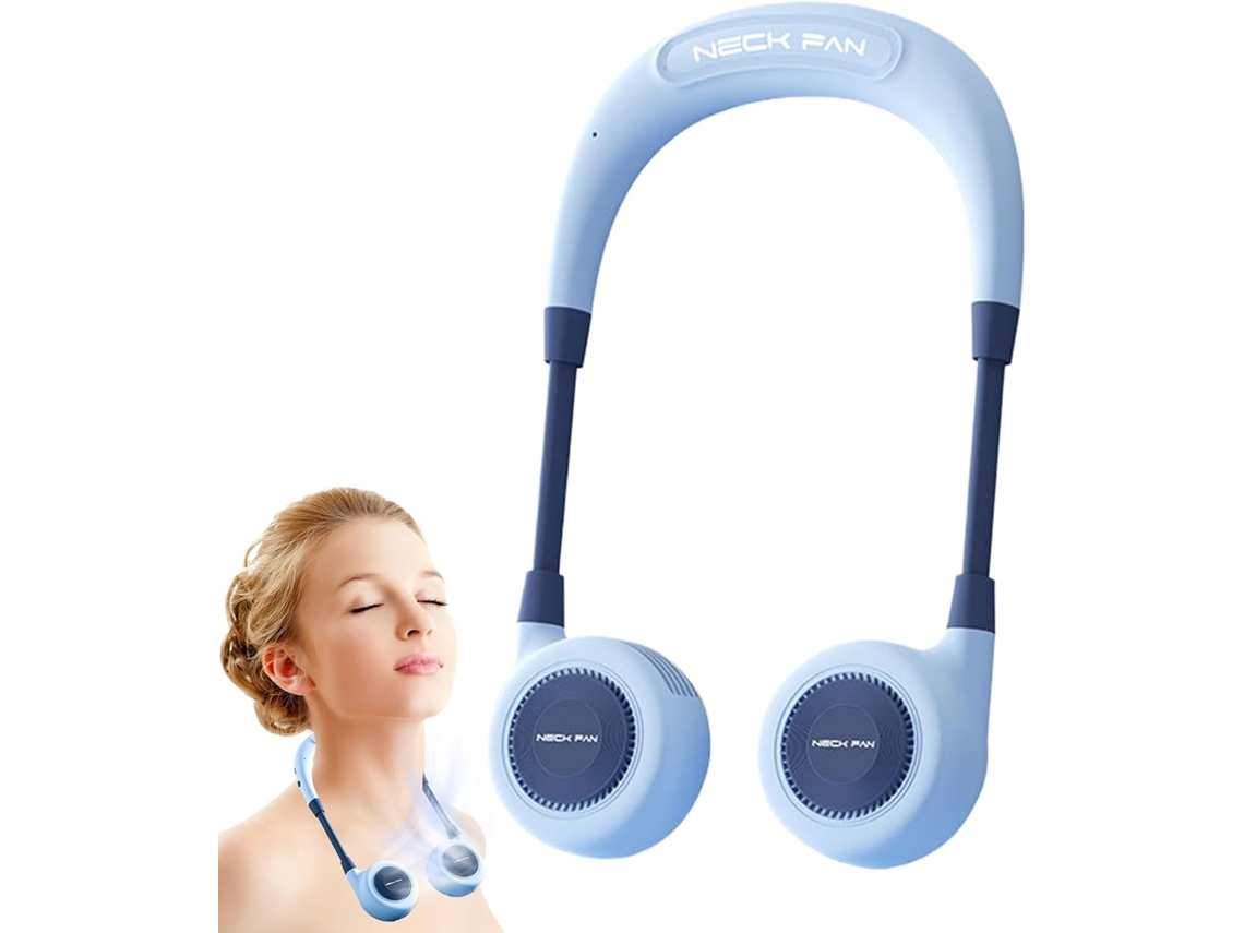 Ventilador De Cuello Sin Aspas, Enfriador Personal Para Oficina.