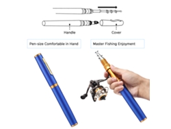 Kit Completo De Caña De Pescar Telescópica Con Carrete, Accesorios Y Estuche De Pesca Portátil.