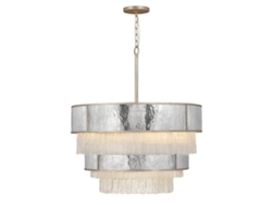 Lámpara colgante HINKLEY (Qn-Reverie-12p-CPG) Reverie Acero inoxidable y cristal E14 12 Bulbos