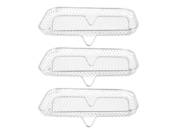 3 Estantes Apilables De Acero Inoxidable 304 De 8 Pulgadas Para Freidora Cosori Instant Vortex