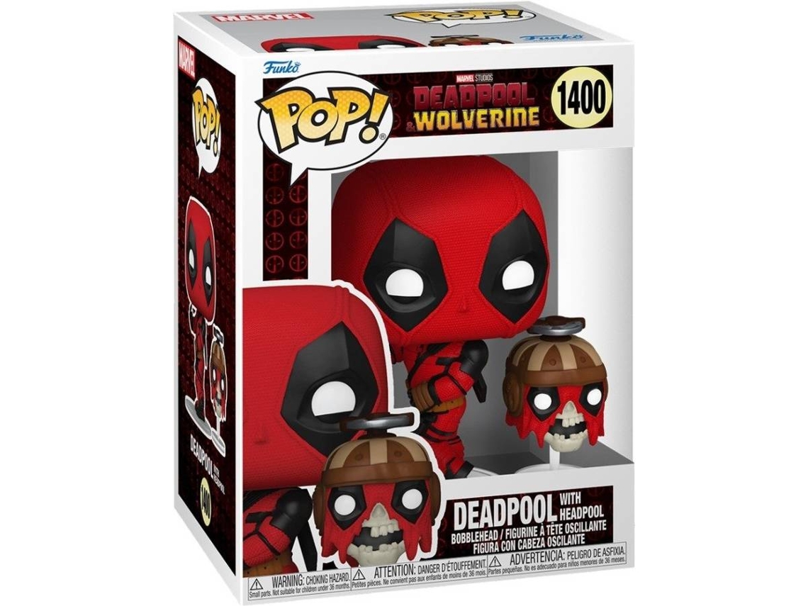 Figura Funko Pop! & Buddy: Deadpool & Wolverine - Deadpool with Headpool (Posible Chase)