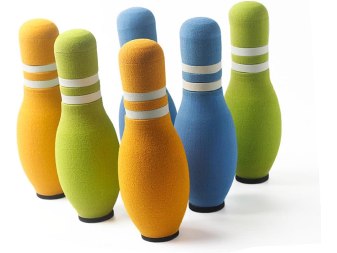Juego De Bolos Para Niños Y Niñas, 7 Piezas, Mini Bolos, Bolas De Espuma, Educativo.