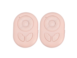 2pcs Controlador Remoto De Página Bt5.3 Rolagem Câmera Vídeo Para Android Telefone Tablet Rosa