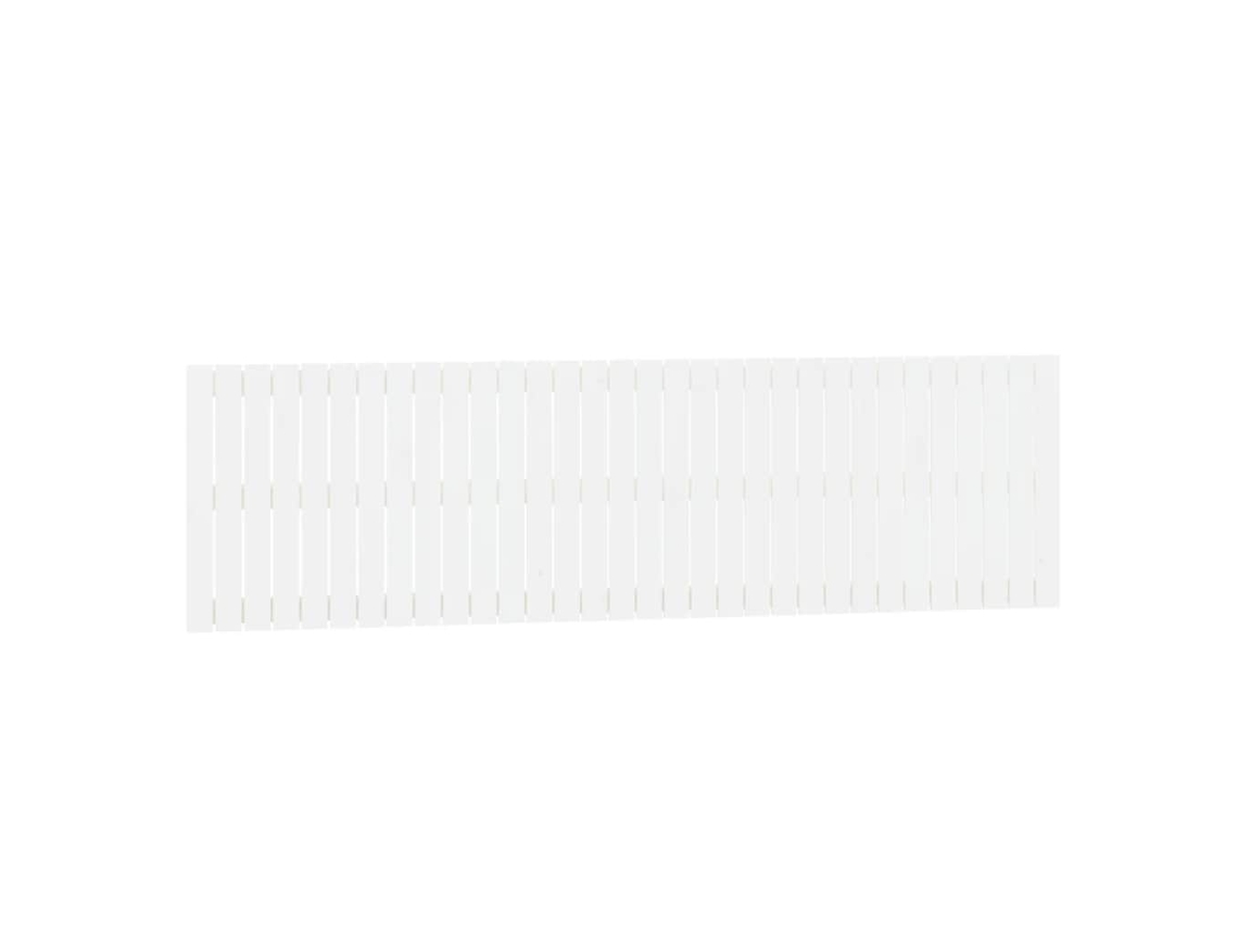 Cabecero de pared de madera maciza de pino, blanco, MAISON EXCLUSIVE (204x60 cm)