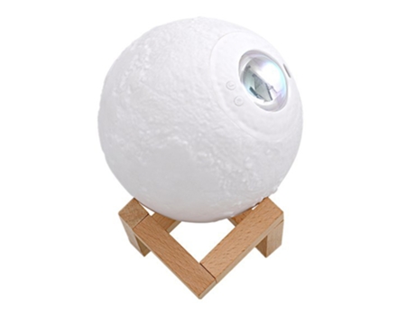 Lámpara Luna Recargable USB - Tres Colores Control de Brillo (Con Soporte) ZMDECQNA