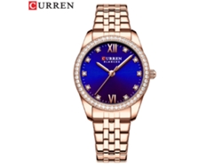 Reloj De Pulsera De Cuarzo Minimalista Para Mujer, Con Números Romanos, Resistente Al Agua Y Con Números Romanos (azul Oscuro).