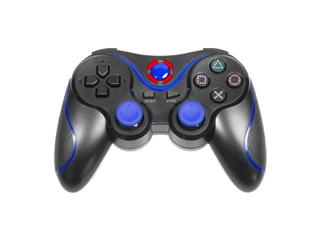 Mando a Distancia Inalámbrico para Videojuegos TRACER Blue Fox Azul Negro Bluetooth Playstation 3