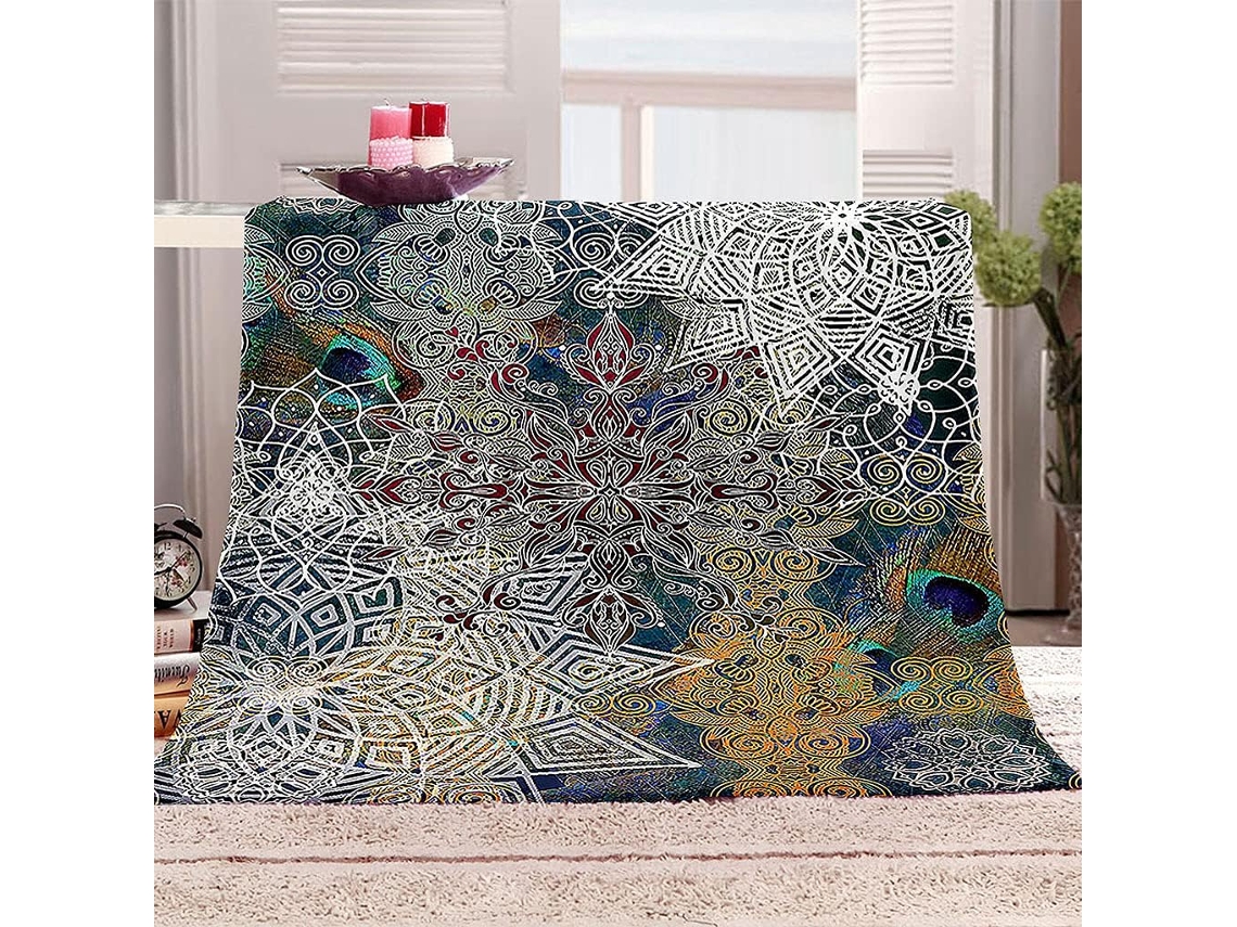 Estampado Cama Adultos Niños Microfibra Color 150x150cm