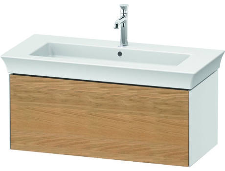 DURAVIT Tulip blanco, mueble de baño montado en la pared, ancho 984 x profundidad 458mm, con 1x extraíble, con tecnología de punta, WT42420