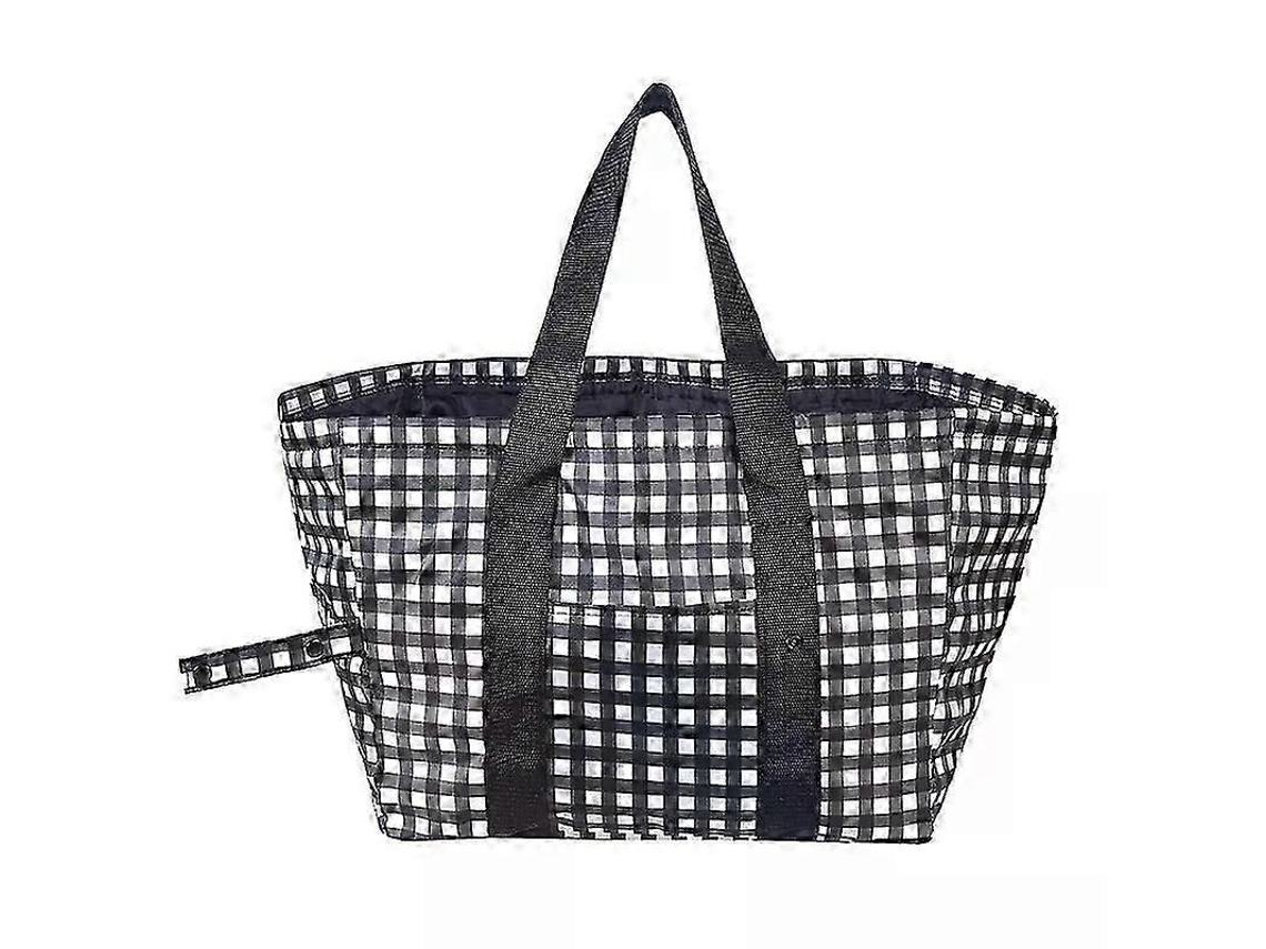 Bolsa térmica plegable de gran capacidad con bolsa de hielo, portátil, de papel de aluminio, para picnics y compras. GOKOCO