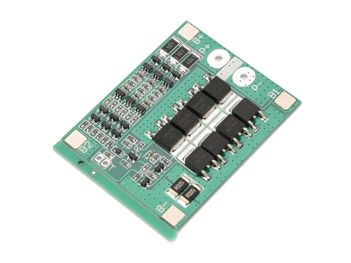 Placa De Protección Bms Para Batería De Litio 3s 12v 25a Con Circuito De Balanceo