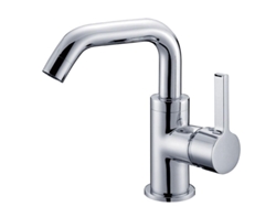 Grifo De Lavabo Con Repisa 128 En Latón Cromado Colección Enipée