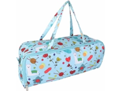 Bolsa De Almacenaje Para Lanas En Tela Oxford 600d - Organizador De Crochet Azul