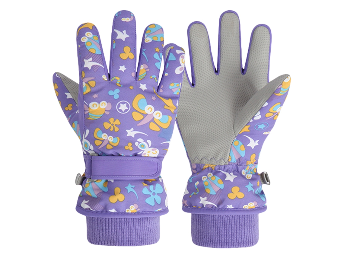 2026-guantes De Nieve Para Niños Niñas Impermeables Anti-viento Con Forro De Piel De Oveja Abrigos Cálidos Para Esquí Patinaje Ciclismo