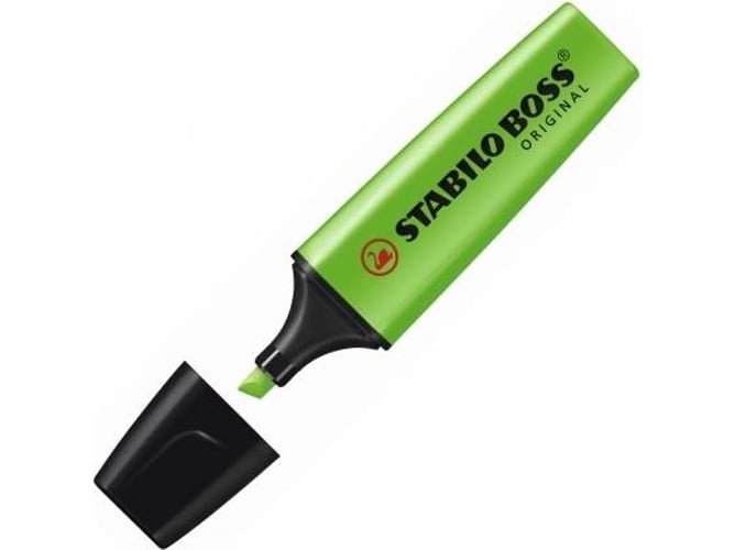 Marcador Fluorescente STABILO Boss Original (Verde)