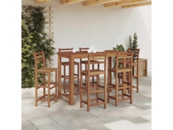 Mesa de bar de madera maciza de acacia, 150 x 70 x 105 cm, DKD HOME DECOR