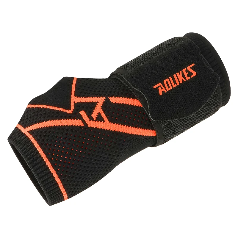 (naranja, Talla M) Correas Deportivas Para Muñeca Y Mano Con Soporte De Compresión Para Protección Deportiva.