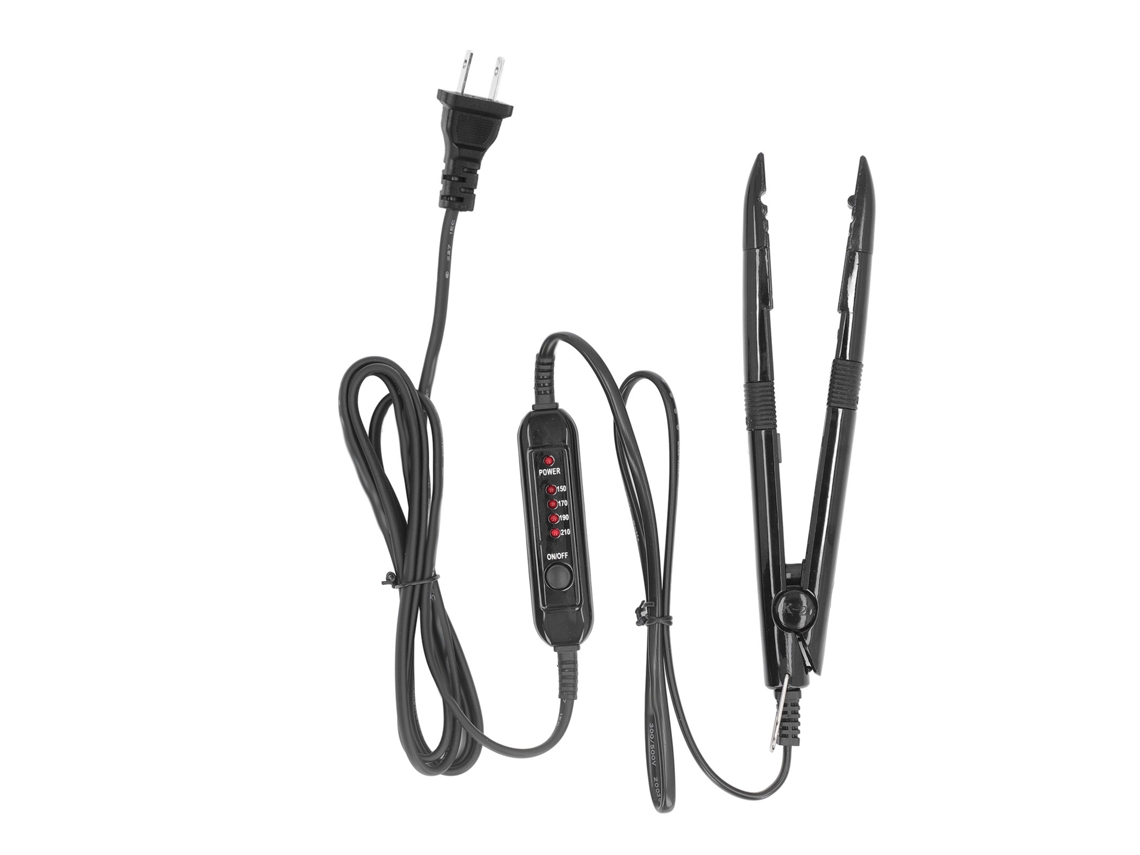Kit De Hierro Para Extensiones De Pelo 110v Para Profesionales Y Principiantes Con Accesorios Completos