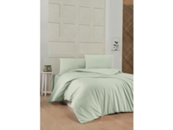 Juego De Cama - Funda Nórdica 220 X 240 + 2 Fundas De Almohada 60 X 60, Algodón Reforzado - Verde