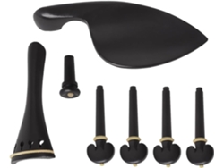 Accesorios Profesionales Para Violín: Kit De Reparación De Mentonera De Madera De Repuesto Para Instrumento...