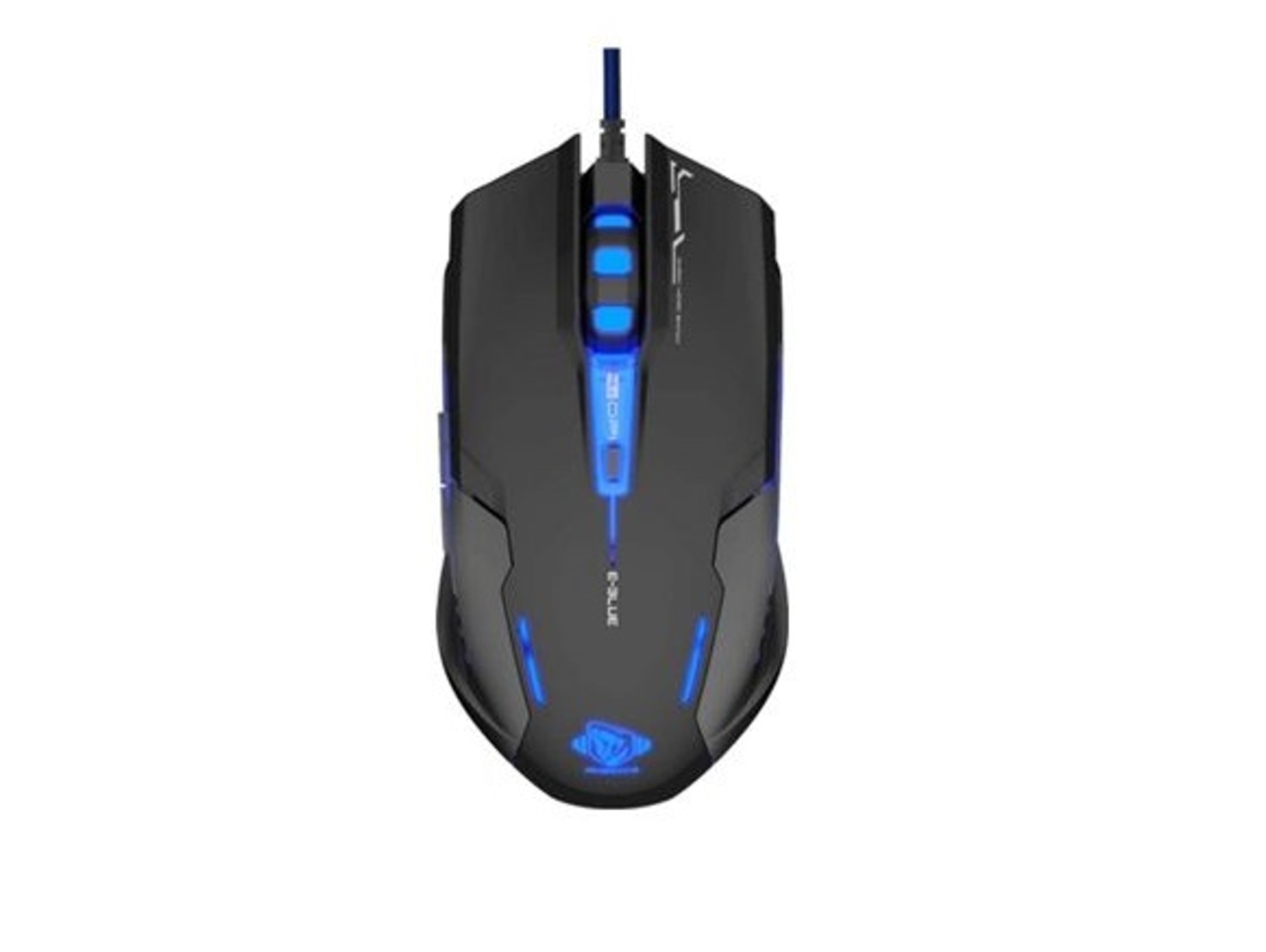 Ratón Gaming E-BLUE Auroza Type-G (3000 dpi - Negro)