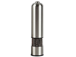 Molinillo de sal y pimienta eléctrico con pilas, molinillo de sal y pimienta de acero inoxidable de Rosewell