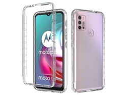 Funda Desmontable 2 En 1 Para Motorola Moto G30, Diseño Degradado, Protección Total, Transparente, Tpu Y Pc.