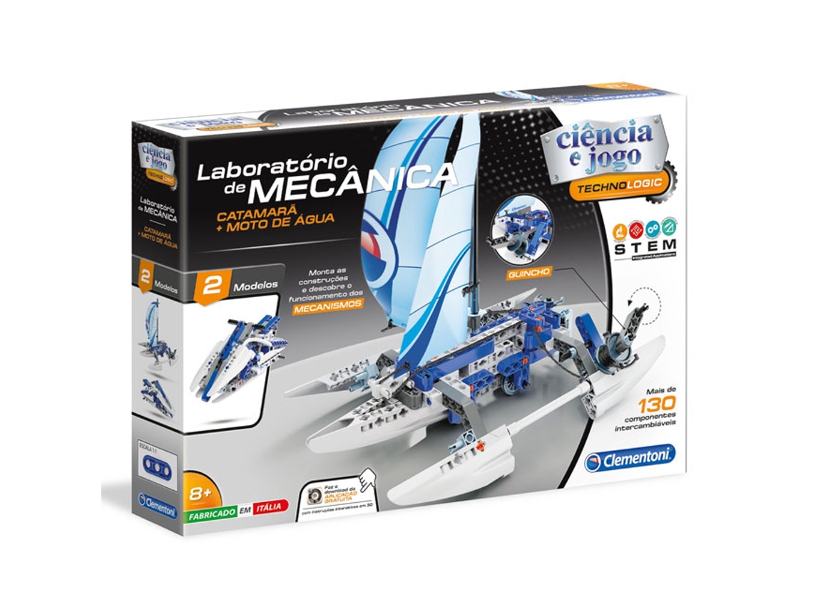 Laboratório de Mecânica - Catamarã e Moto de Água CLEMENTONI (Idade Mínima: 8 anos)