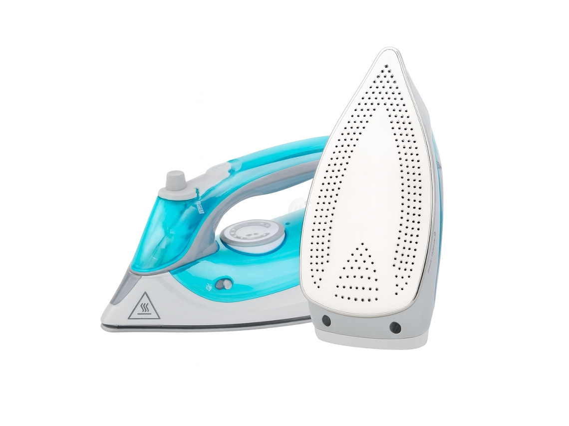 Plancha de vapor 900 1100w Pritech Kb 091 Azul Gris