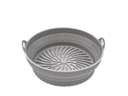 Cesta plegable cuadrada de silicona para freidora de aire (verde) - Accesorios de cocina
