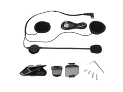 Fone De Ouvido Bluetooth Para Capacete De Moto Yz06 Hands Free Estéreo Com Microfone Csr E Bateria 450mah