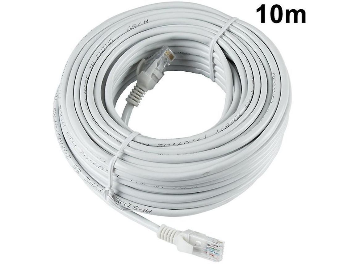 Cable Ethernet Cat5e Impermeable Para Exteriores Con Conector Rj45 Chapado En Oro Para Redes De Alta Velocidad.