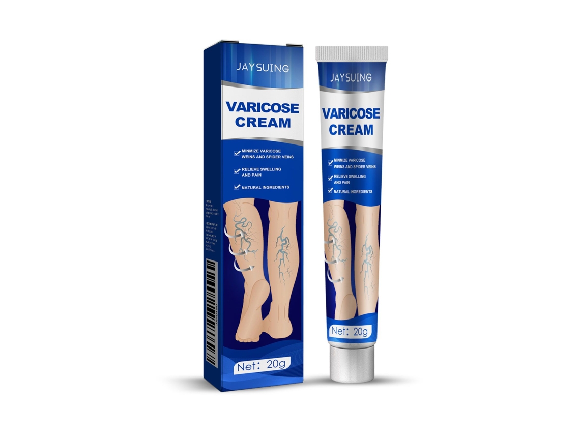 Crema de masaje para aliviar el dolor de piernas.