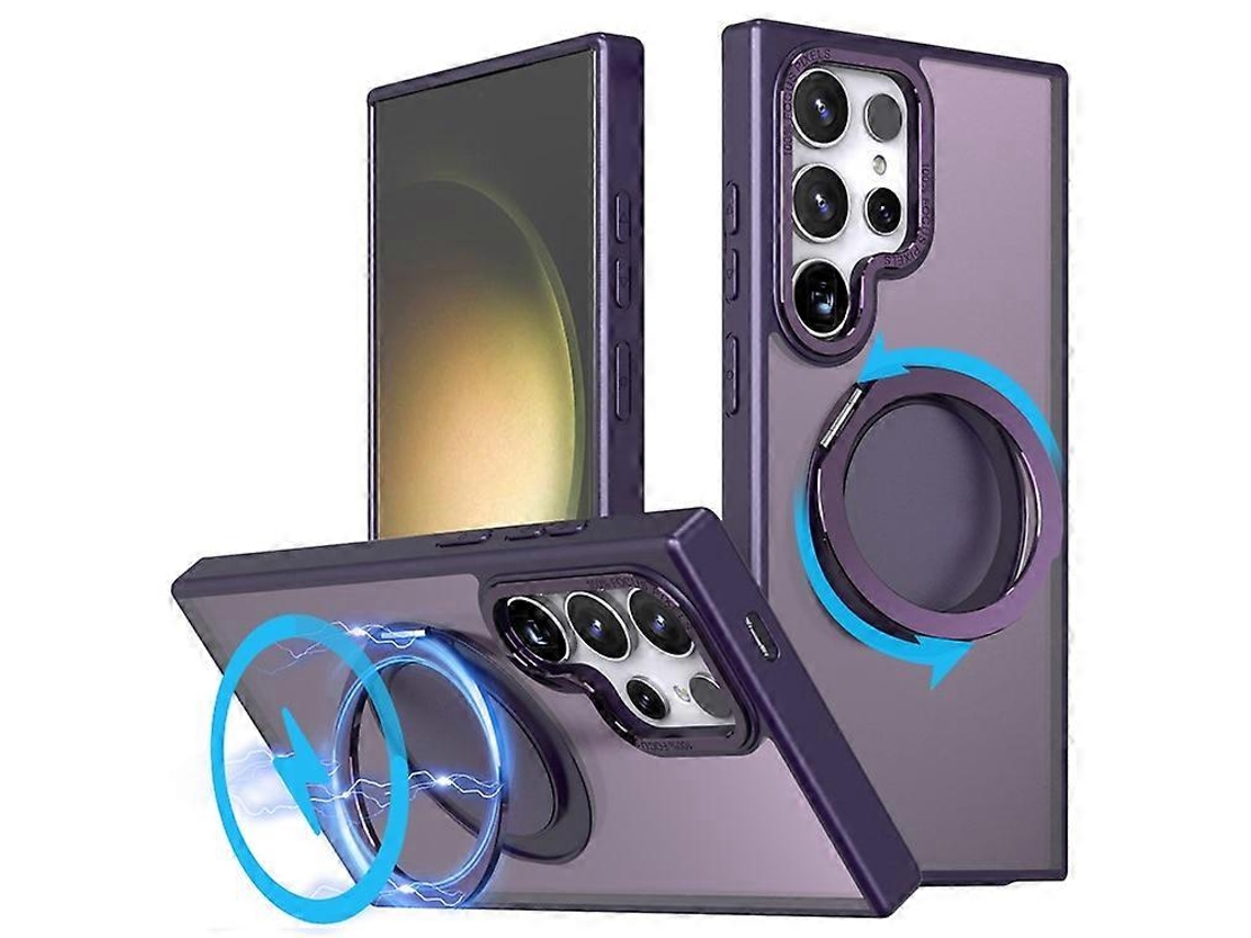 Funda Ultra Magnética Compatible Con Samsung Galaxy S23 Con Soporte Para Pc Y Carcasa De Tpu