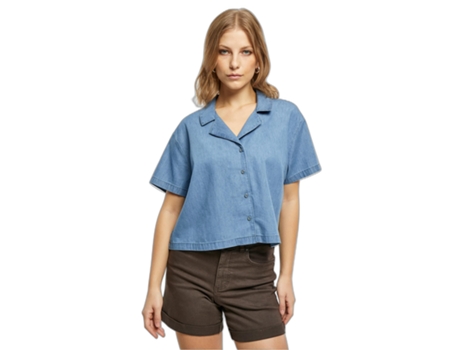 Camisa Vaquera para Mujer URBAN CLASSICS (5XL - Azul)