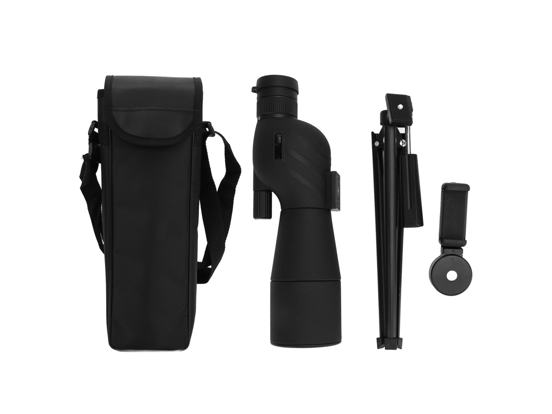 Telescopio De Observación 25‑75x60, Estuche De Visión, Impermeable Y Antiniebla Para Observar Aves Y Naturaleza