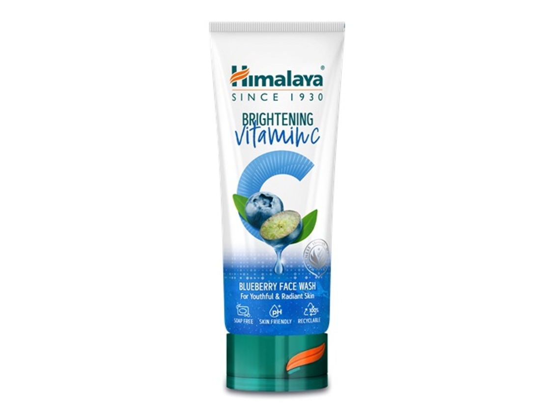 Limpiador facial iluminador con vitamina C y arándanos del Himalaya