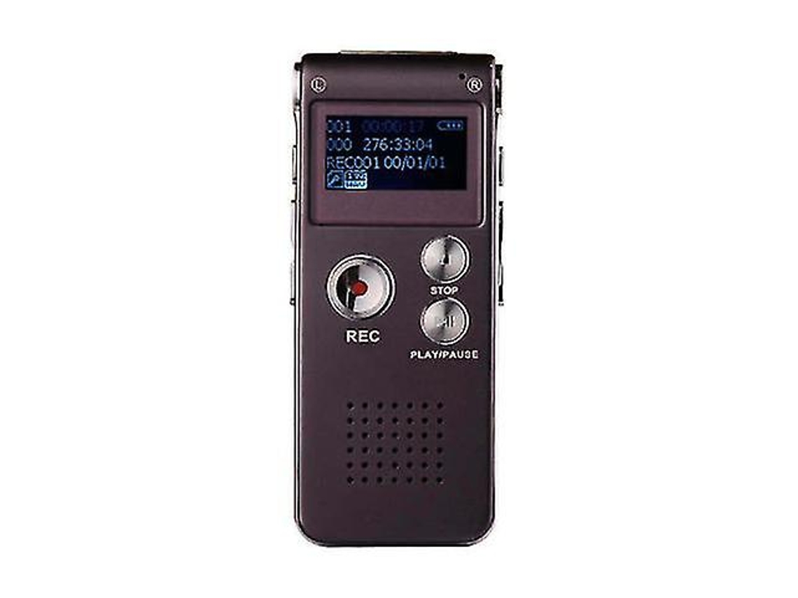 Grabadora digital, reproductor MP3, para reuniones, conferencias y entrevistas, 8 GB, Yizhood (gris)