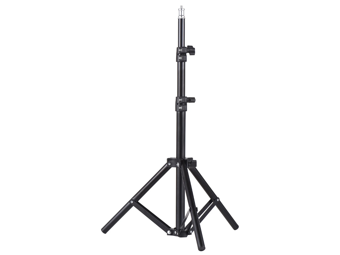 Trípode universal para proyector de aleación de aluminio, color negro