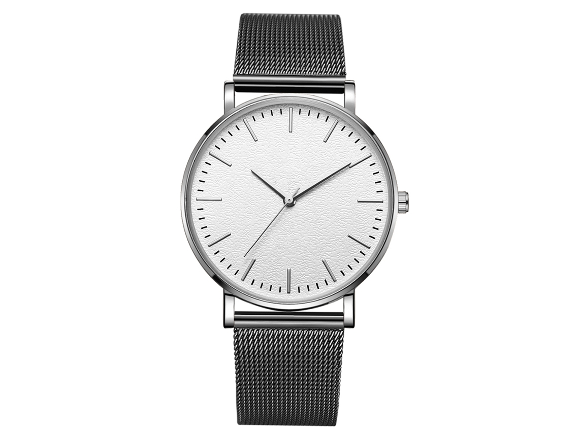 Reloj De Pulsera Analógico Redondo De Cuarzo, Moderno Para Uso Diario Y Como Regalo.