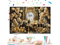 Decoraciones de Nochevieja de 2,13 m x 1,52 m | École Chaberlu