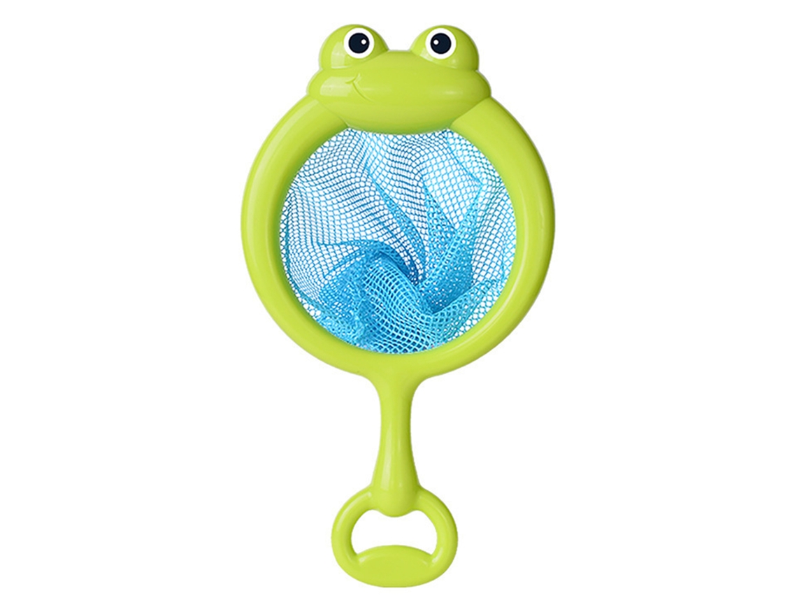 Brinquedo De Banho Para Bebê Com Luz Por Indução Flutuante Animais Net Brilhante
