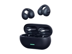 Fones de Ouvido Sem Fio Bluetooth 5.3, Compatíveis com Condução Óssea, com Clipe para Encaixe e Cancelamento de Ruído. MDUG (preto)
