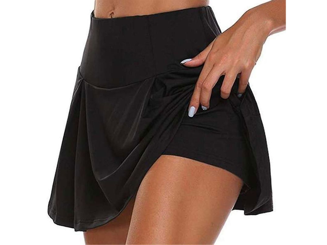 2026-falda Deportiva Para Mujer Con Pantalones Cortos Plisada De Poliéster Y Fibra Lechosa Para Verano Casual Y Outdoor