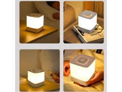 Lámpara de noche táctil recargable, modelo 2026, con luz ambiental cálida para el dormitorio y para dormir.