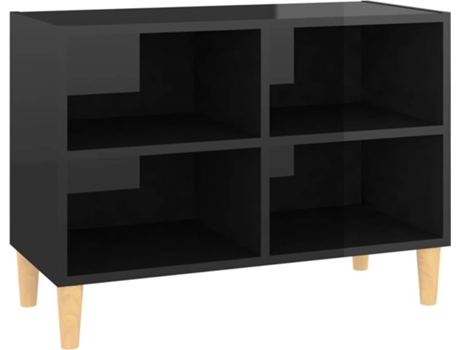 Mueble para la televisión VIDAXL Negro Madera contrachapada (69.5x30x50 cm)