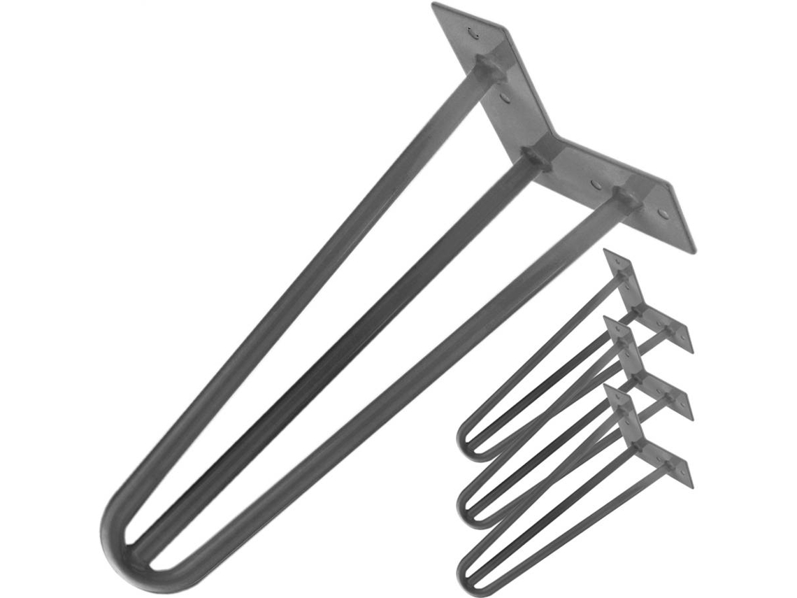 Conjunto de 4 Piernas de Mesa PRIMEMATIK.COM IN05600 (41cm)